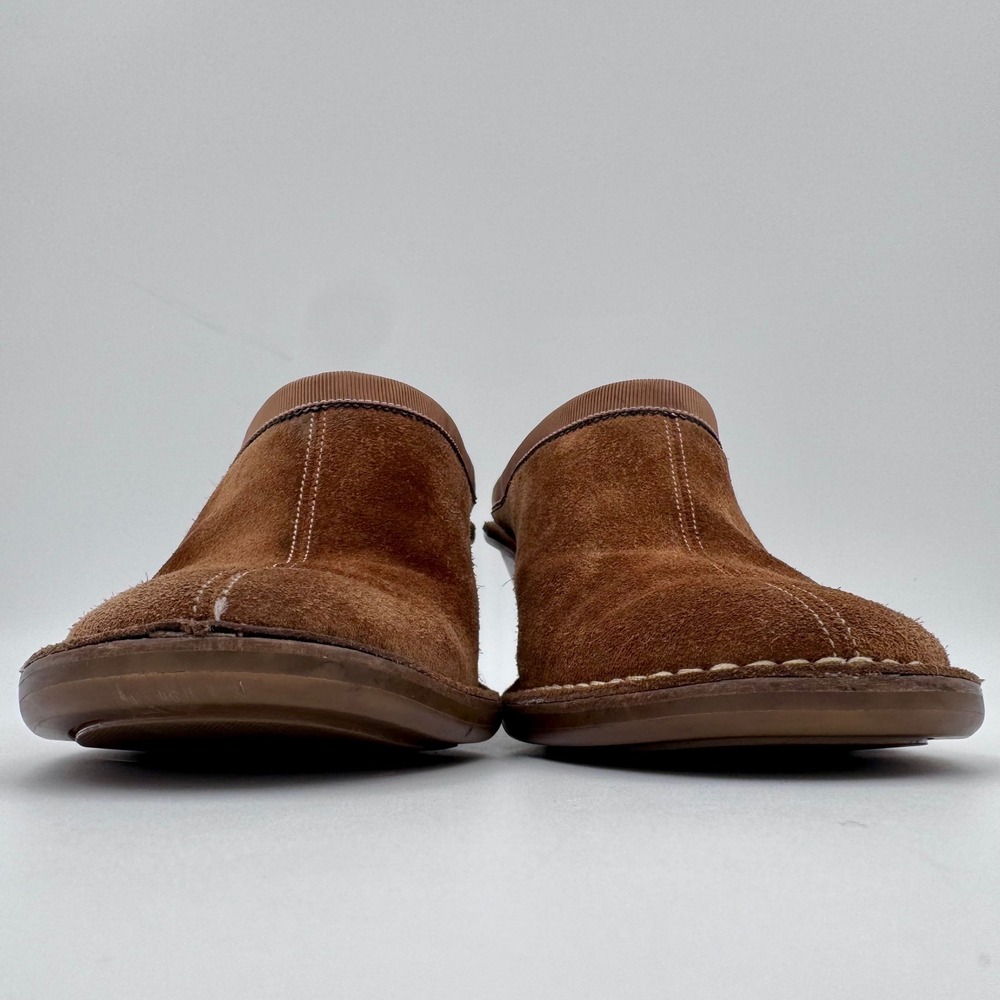 Cole Haan Womens 8B Brown Suede Wedge Mules Slip On Clogs D2017688 - Picture 5 of 9